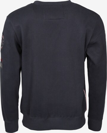 TOP GUN Sweatshirt 'TG-9018' in Blauw