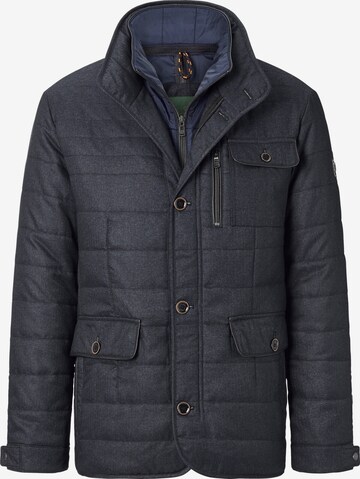 Charles Colby Winter Jacket 'Earl Joshua' in Blue: front