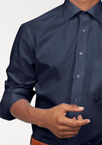 OLYMP Regular fit Button Up Shirt in Blue