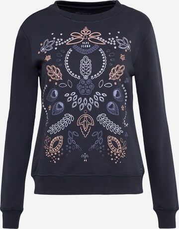 Pepe Jeans Sweatshirt 'Irene' in Blauw: voorkant