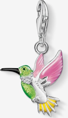 Thomas Sabo Подвеска 'Bunter Kolibri' в Серебристый: спереди