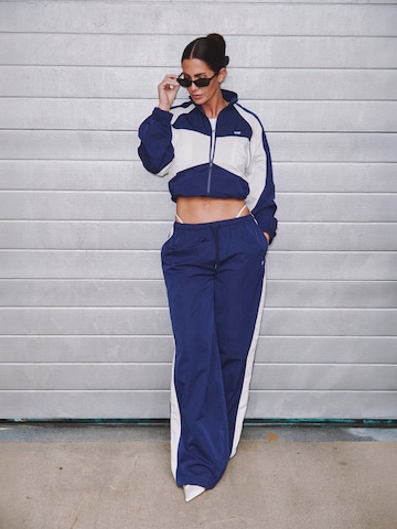 Navy Colorblock Track Look