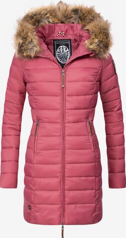 Cappotto invernale 'Rose' di MARIKOO in rosa: frontale