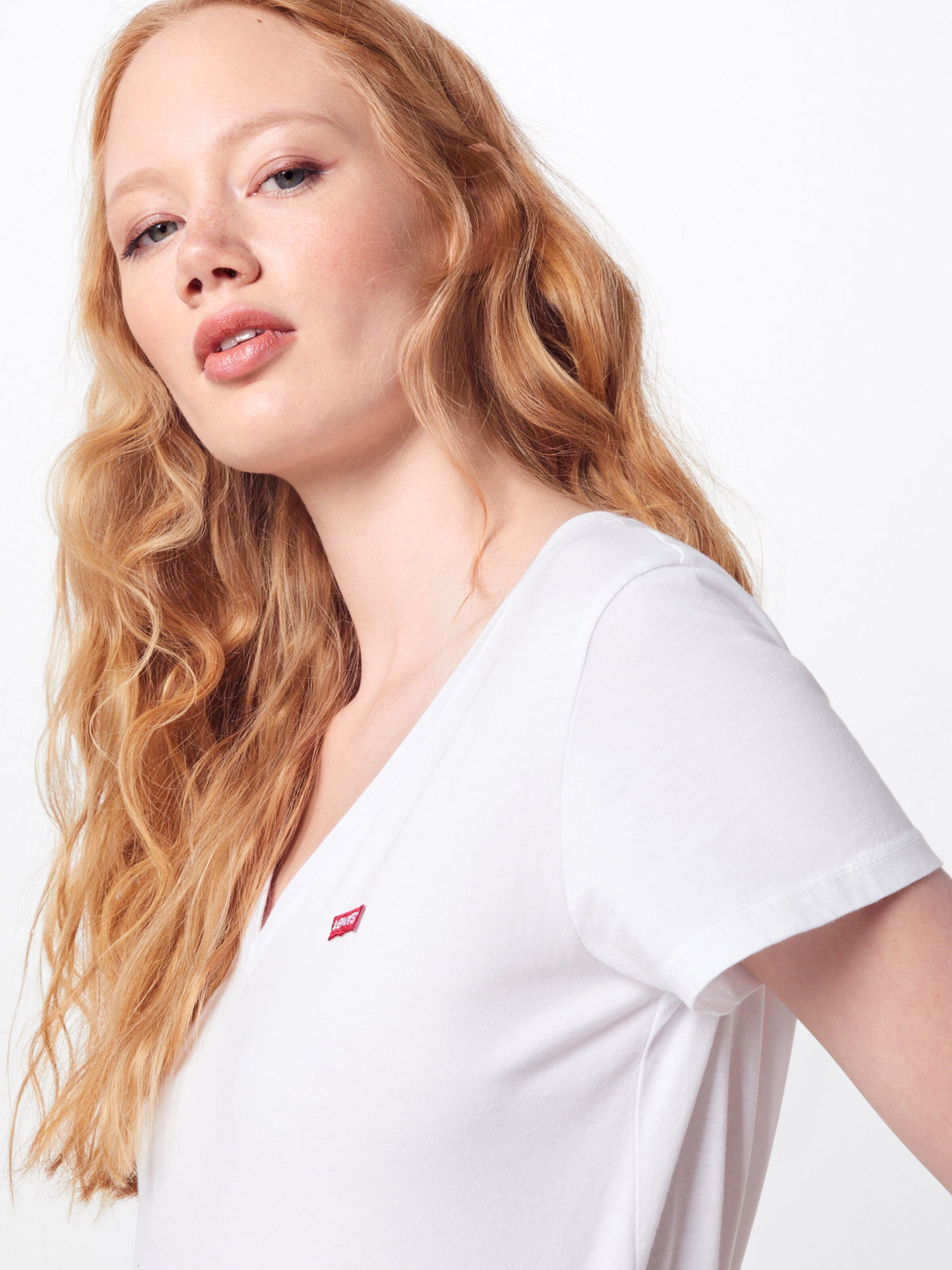 Grandes tailles T-shirt LEVIS en Blanc 