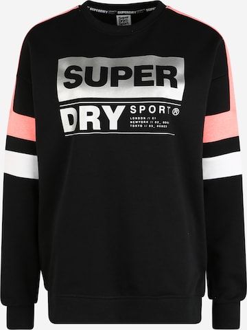 Superdry Mikina 'STREETSPORT' – černá: přední strana