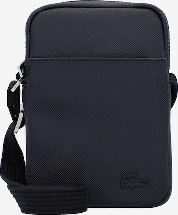 LACOSTE - Bolso de hombro en negro: frente