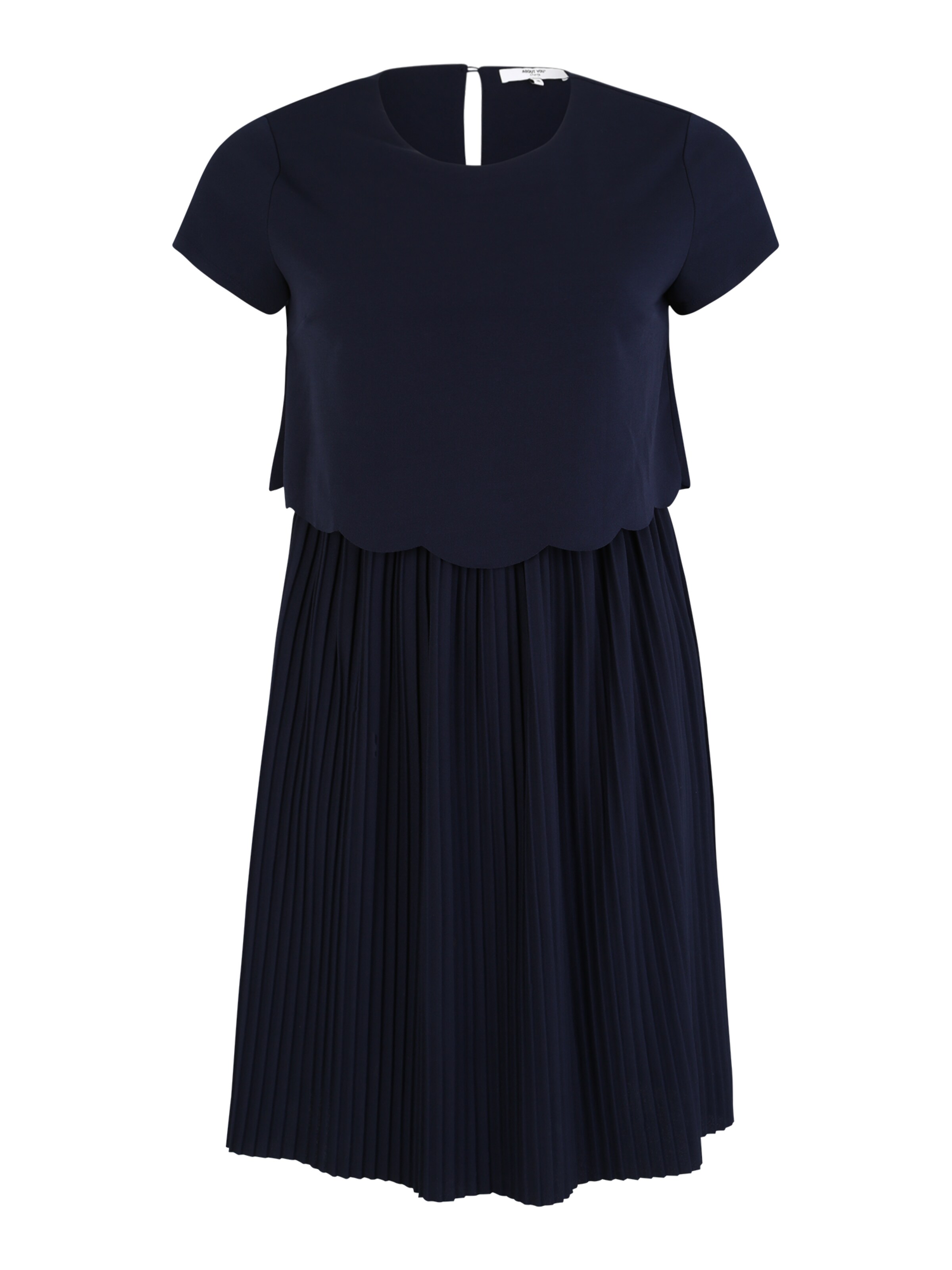 ABOUT YOU Curvy - Cocktailjurk 'Dinah' in de kleur Navy