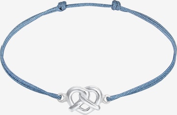 ELLI Armband 'Brezel' in Blauw: voorkant