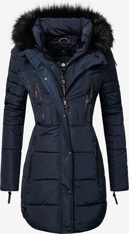 Manteau d’hiver 'Moonshine' MARIKOO en bleu : devant