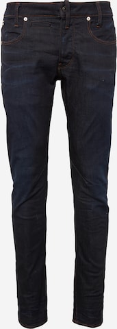 Coupe slim Jean G-Star RAW en bleu : devant