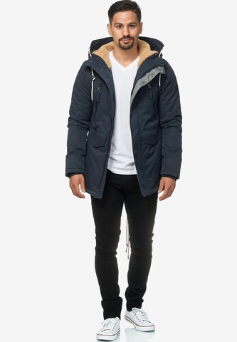 INDICODE JEANS Parka 'Loaf ' in Blau