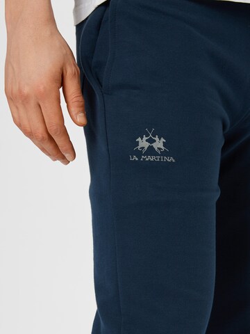 La Martina Tapered Trousers 'CCMT03-FP059' in Blue