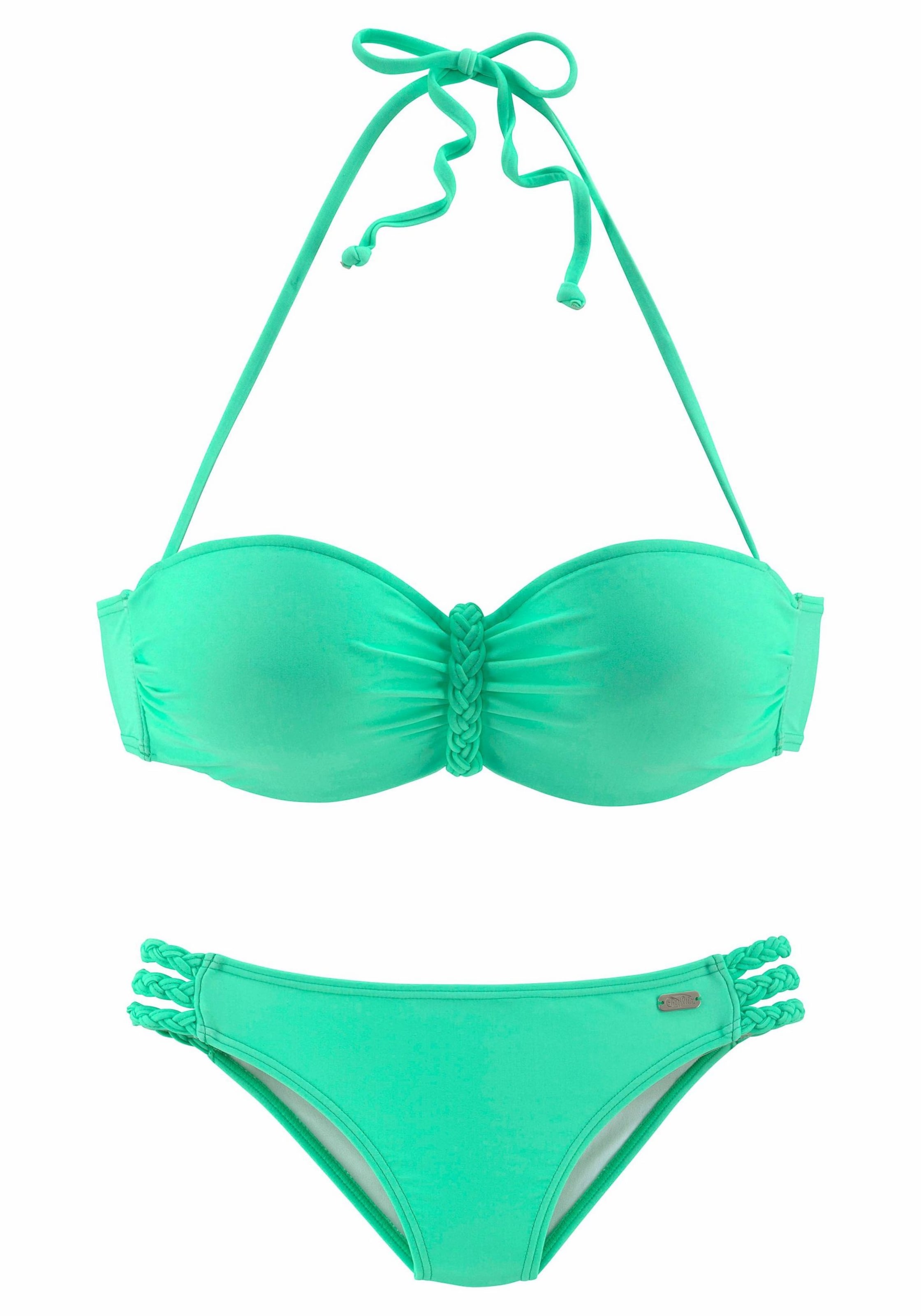 BUFFALO Bandeau Bikini i grøn: forside