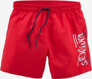 s.Oliver Плавательные шорты в Красный: спереди