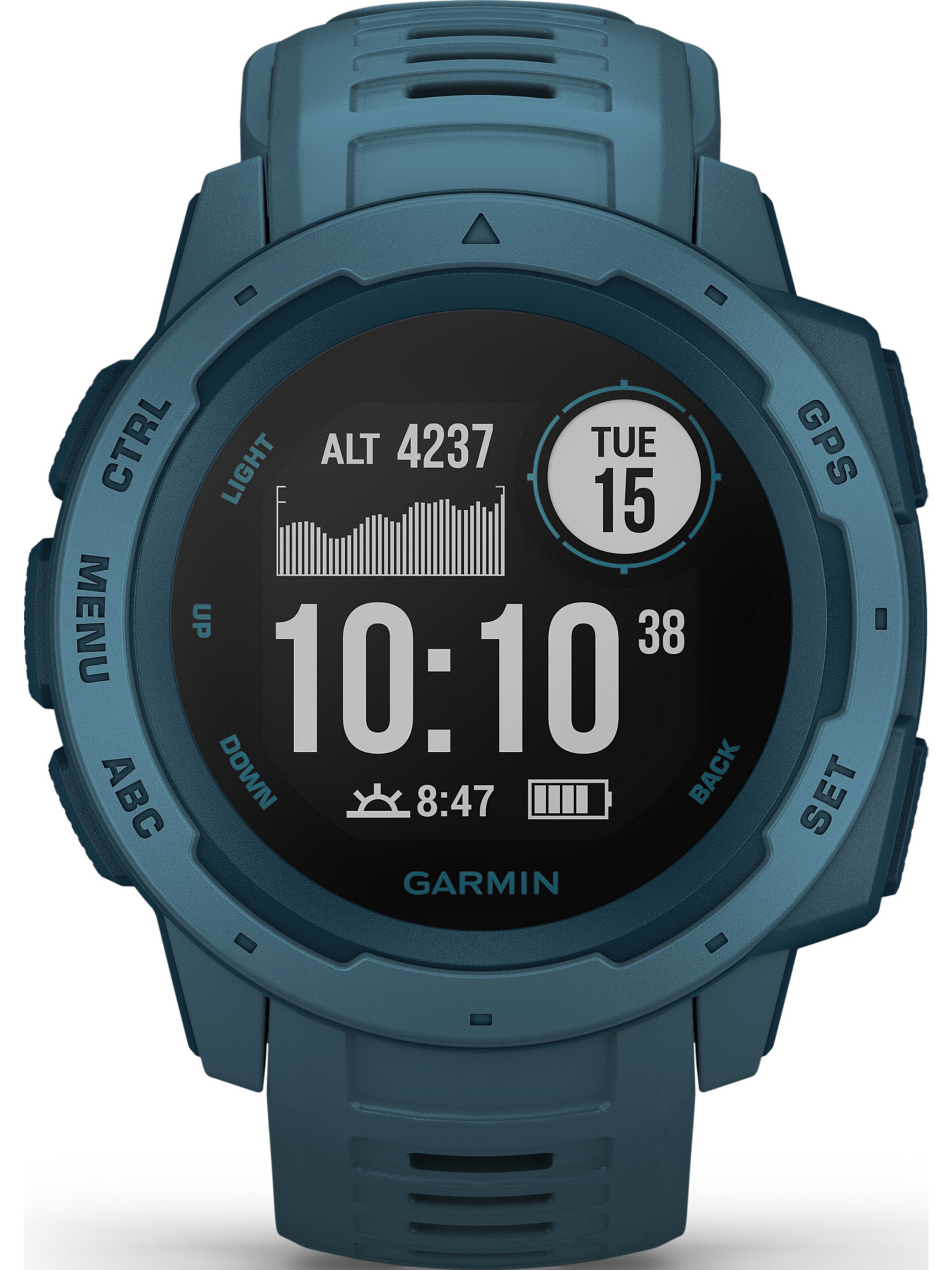 GARMIN - Digital Uhr in rauchblau
