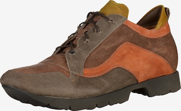 THINK! Athletic Lace-Up Shoes in Brown: front