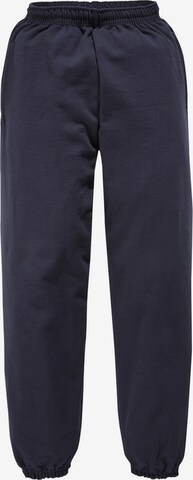 FRUIT OF THE LOOM Tapered Pants in Blue: front
