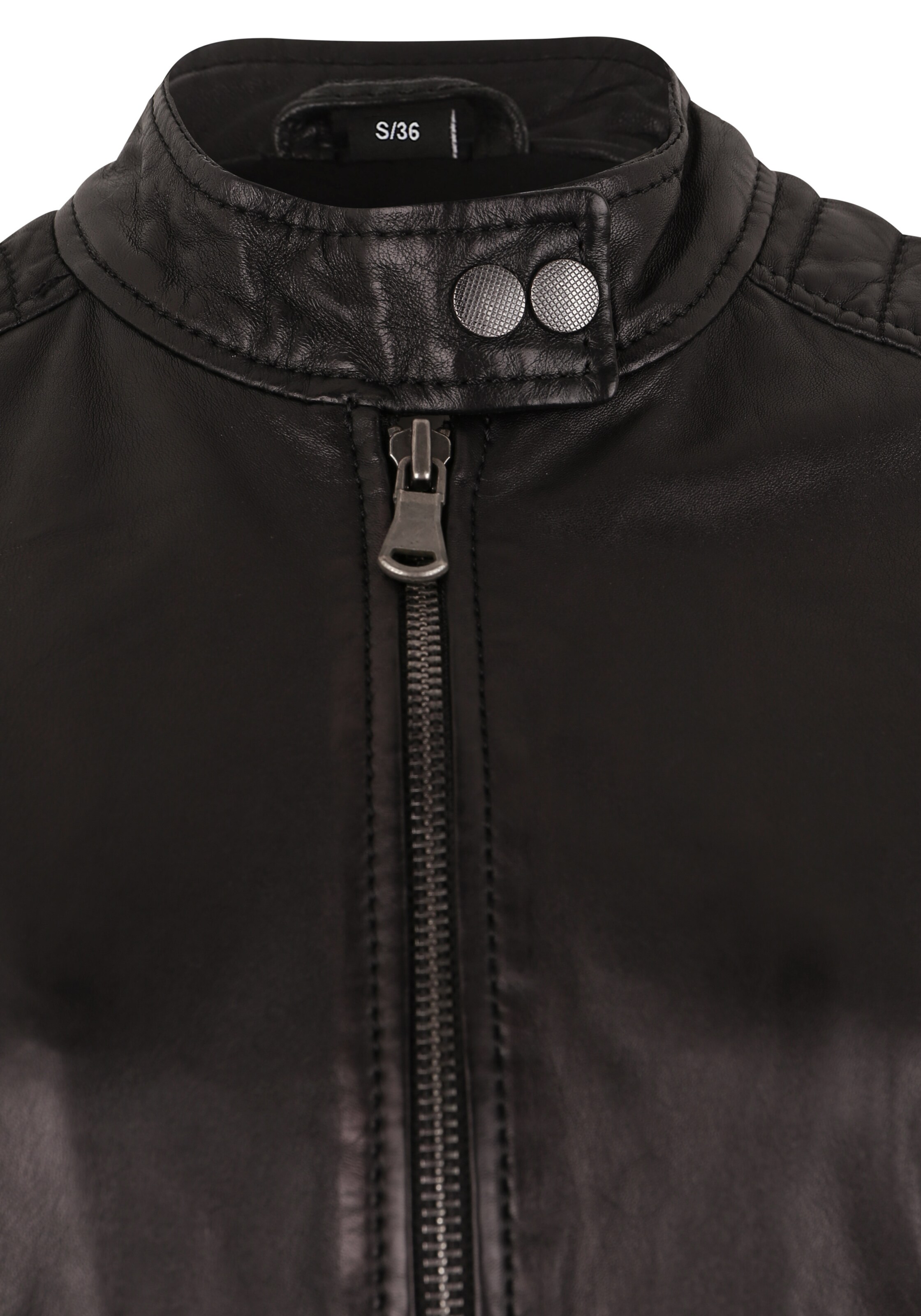 7ELEVEN Jacke 'Raffi' in Schwarz: Vorderseite