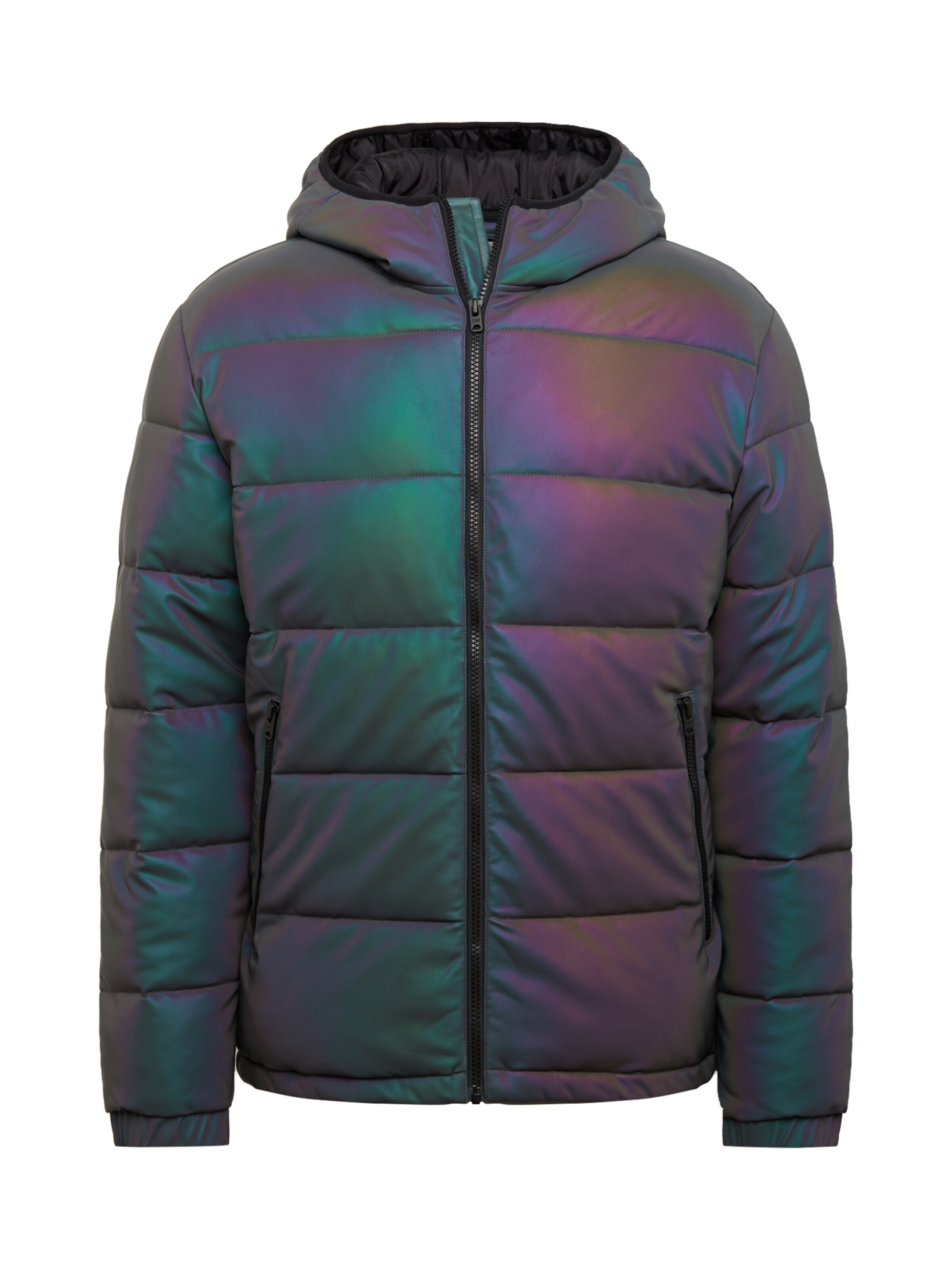 JACK & JONES - Winterjas 'OSCAR' in de kleur Zwart