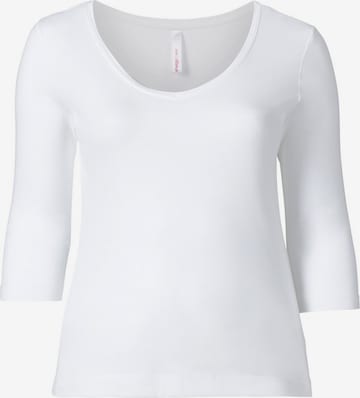 T-shirt SHEEGO en blanc : devant