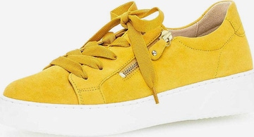 GABOR Sneakers in Yellow: front