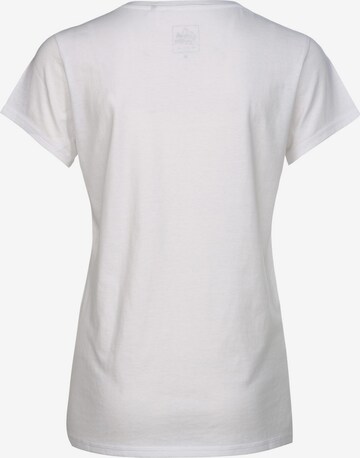 T-shirt fonctionnel 'Arusha' Lakeville Mountain en blanc