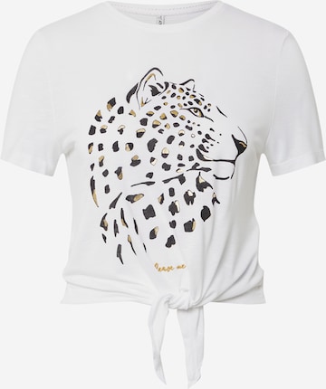 ONLY - Camiseta 'Belis' en blanco: frente