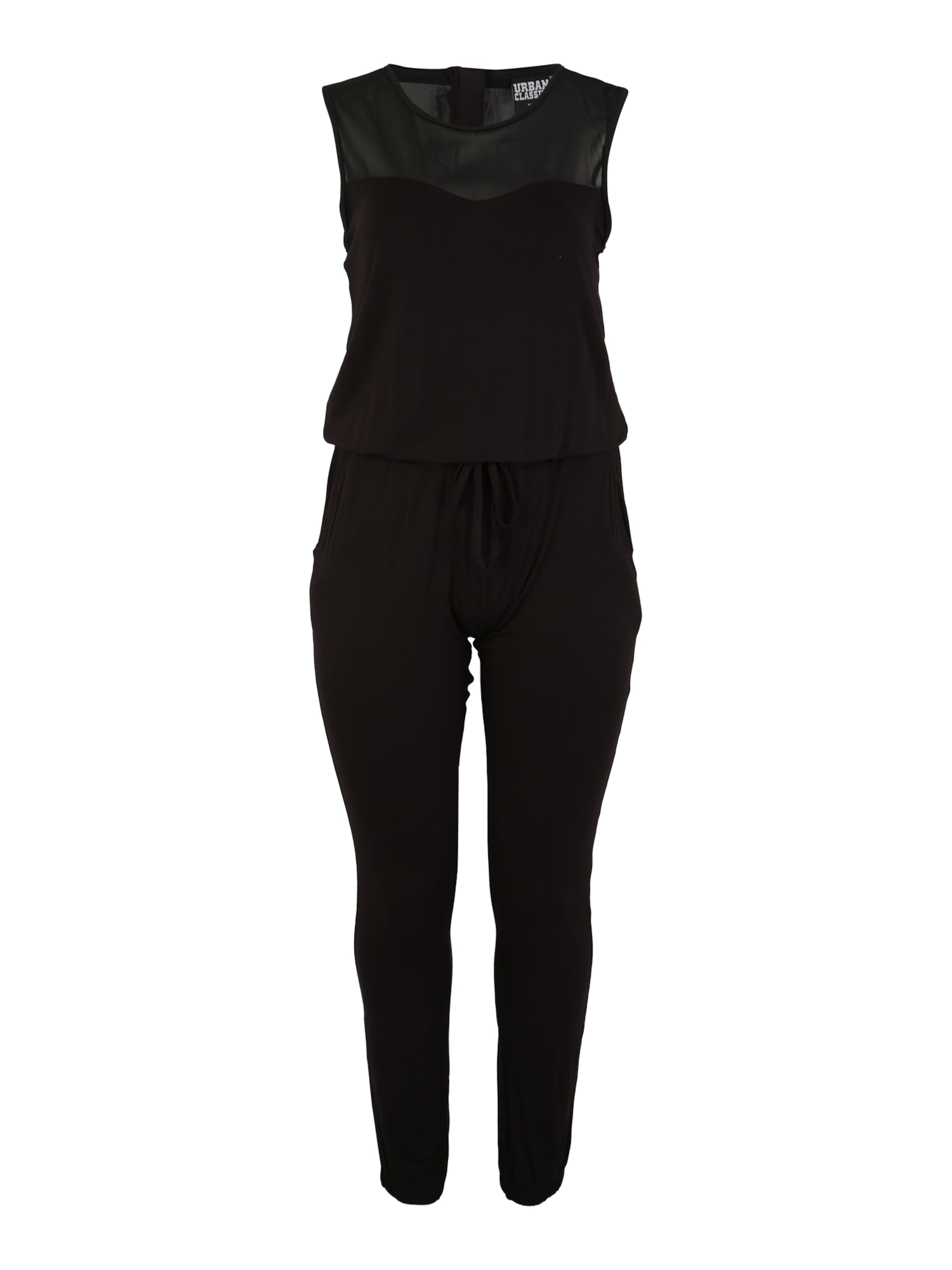 Combinaison Urban Classics en noir : devant