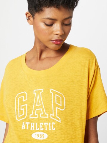 GAP T-Shirt 'Easy Athletic' in Gelb