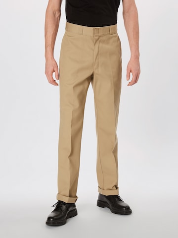 DICKIES Regular Trousers '874 Original' in Beige: front