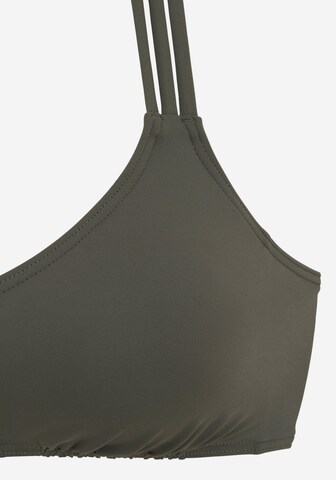 BRUNO BANANI Bustier Bikini in Grün