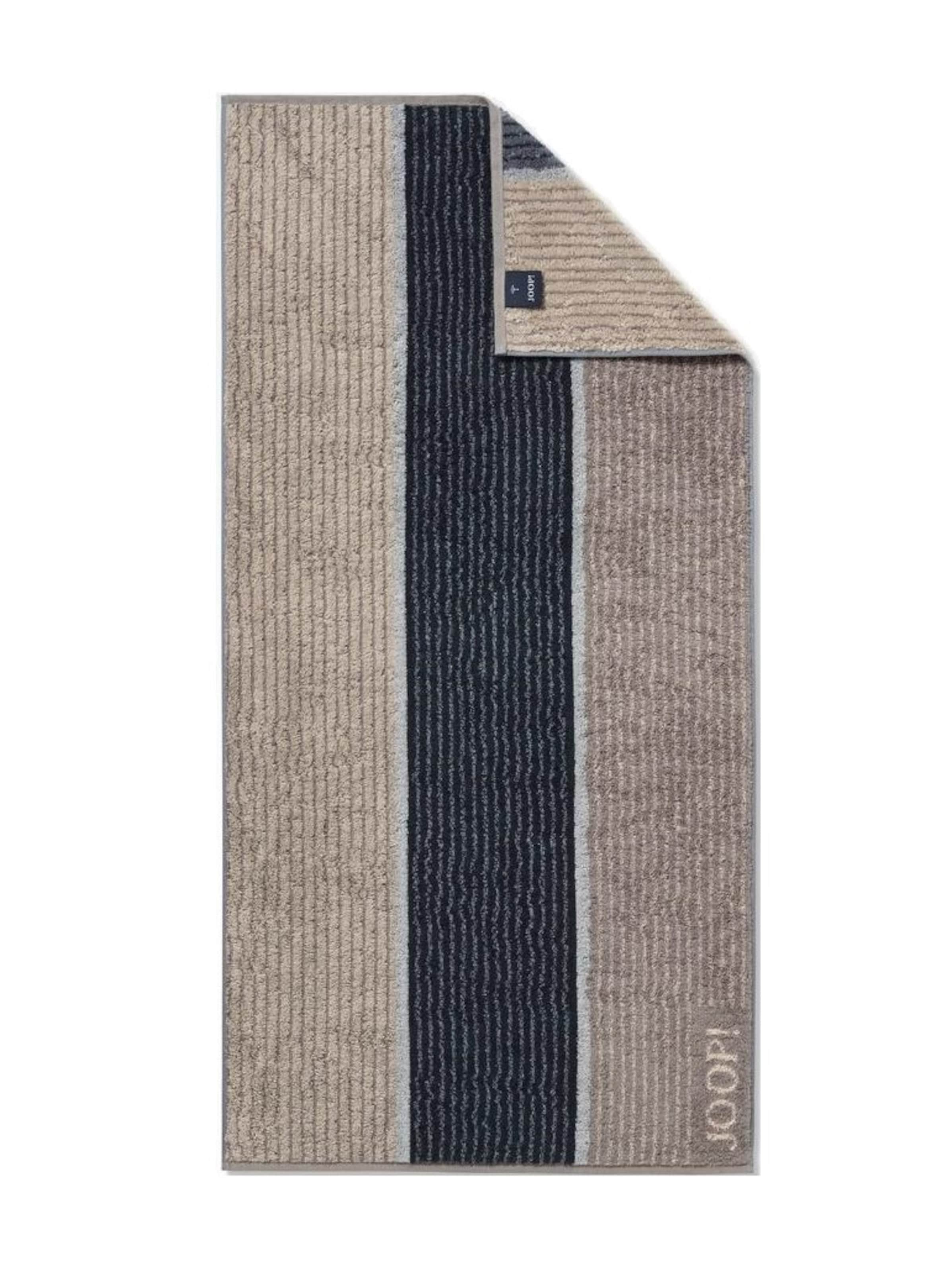 JOOP! Ręcznik 'Lines' w kolorze beżowy: przód