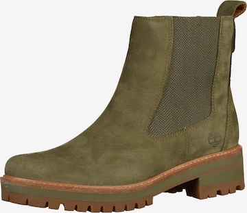 TIMBERLAND Chelsea Boots 'Courmayeur Valley' in Green: front