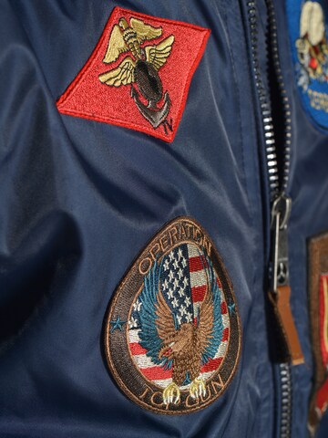 TOP GUN Bomberjacke ' Beast ' in Blau