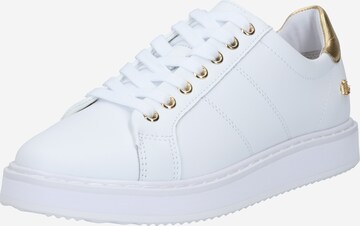 Baskets basses 'Angeline' Lauren Ralph Lauren en blanc : devant