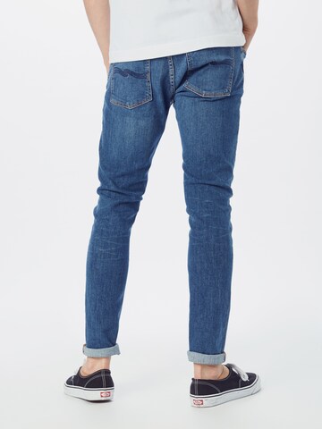 Nudie Jeans Co Skinny Jeans in Blauw: terug