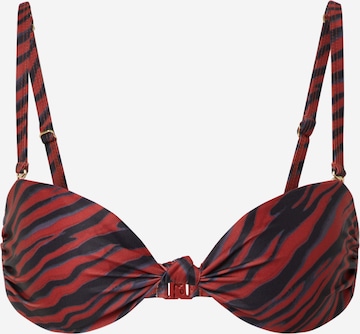 Hunkemöller Bikini zgornji del 'Malibu' | rdeča barva: sprednja stran