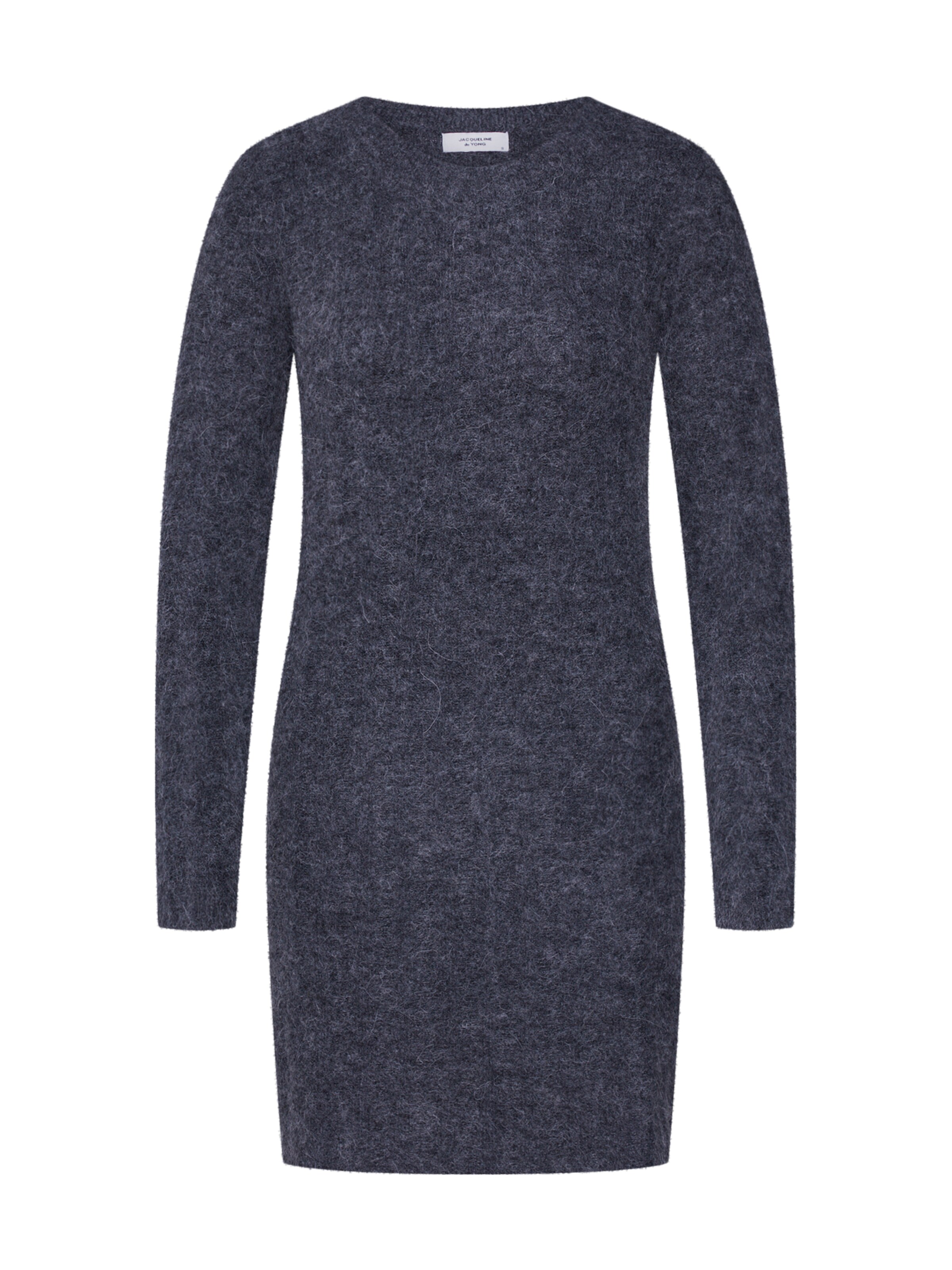 JACQUELINE de YONG - Gebreide jurk in de kleur Donkergrijs