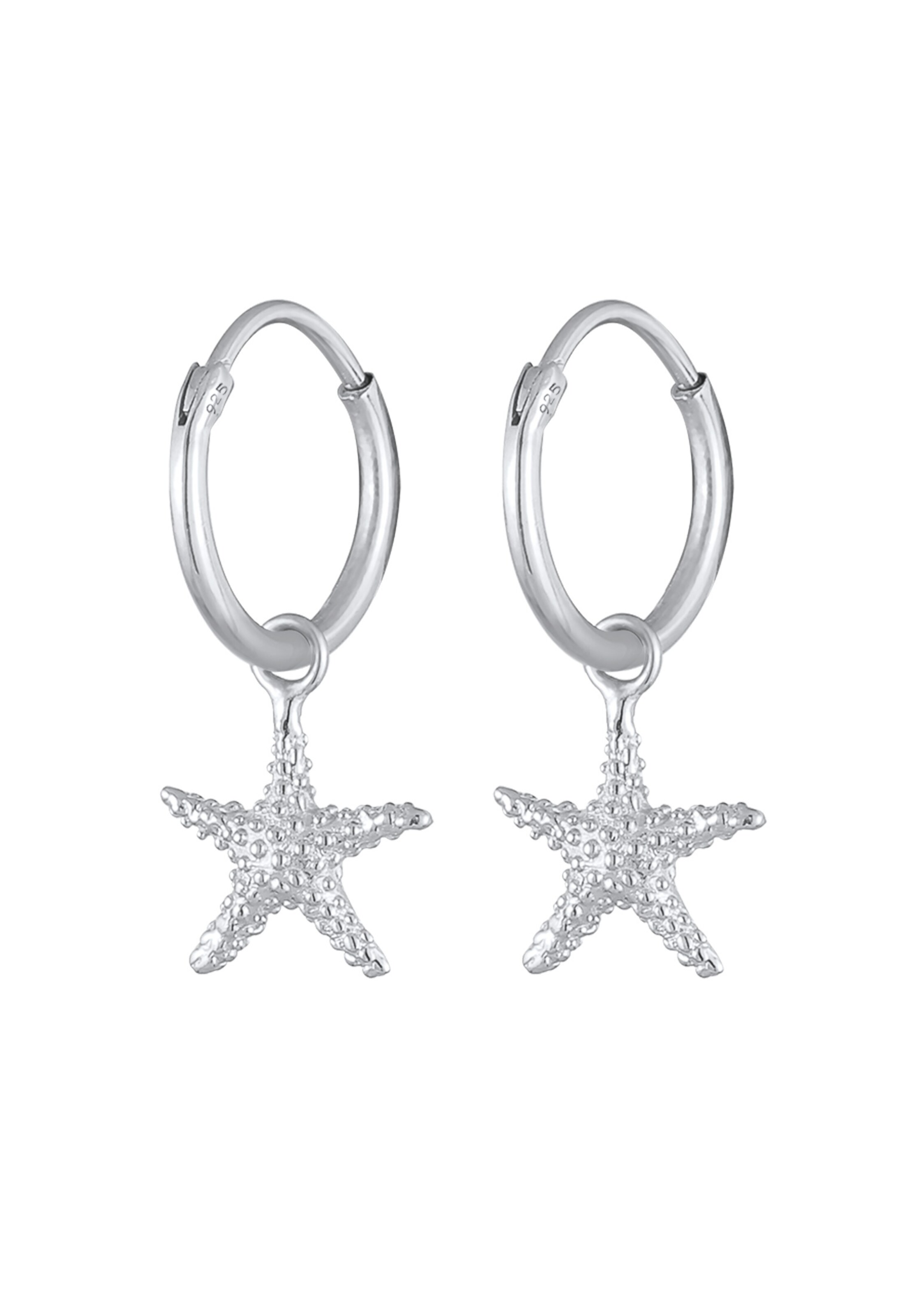 Boucles d'oreilles ELLI en argent : devant