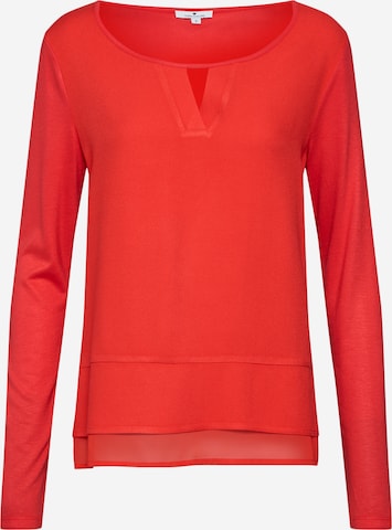 TOM TAILOR Blouse in Rood: voorkant