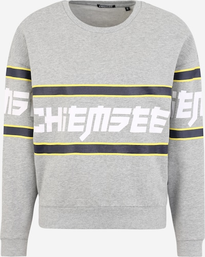 CHIEMSEE Sport sweatshirt i gul / grå / svart / vit, Produktvy