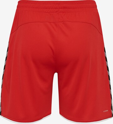 Hummel Regular Workout Pants in Red