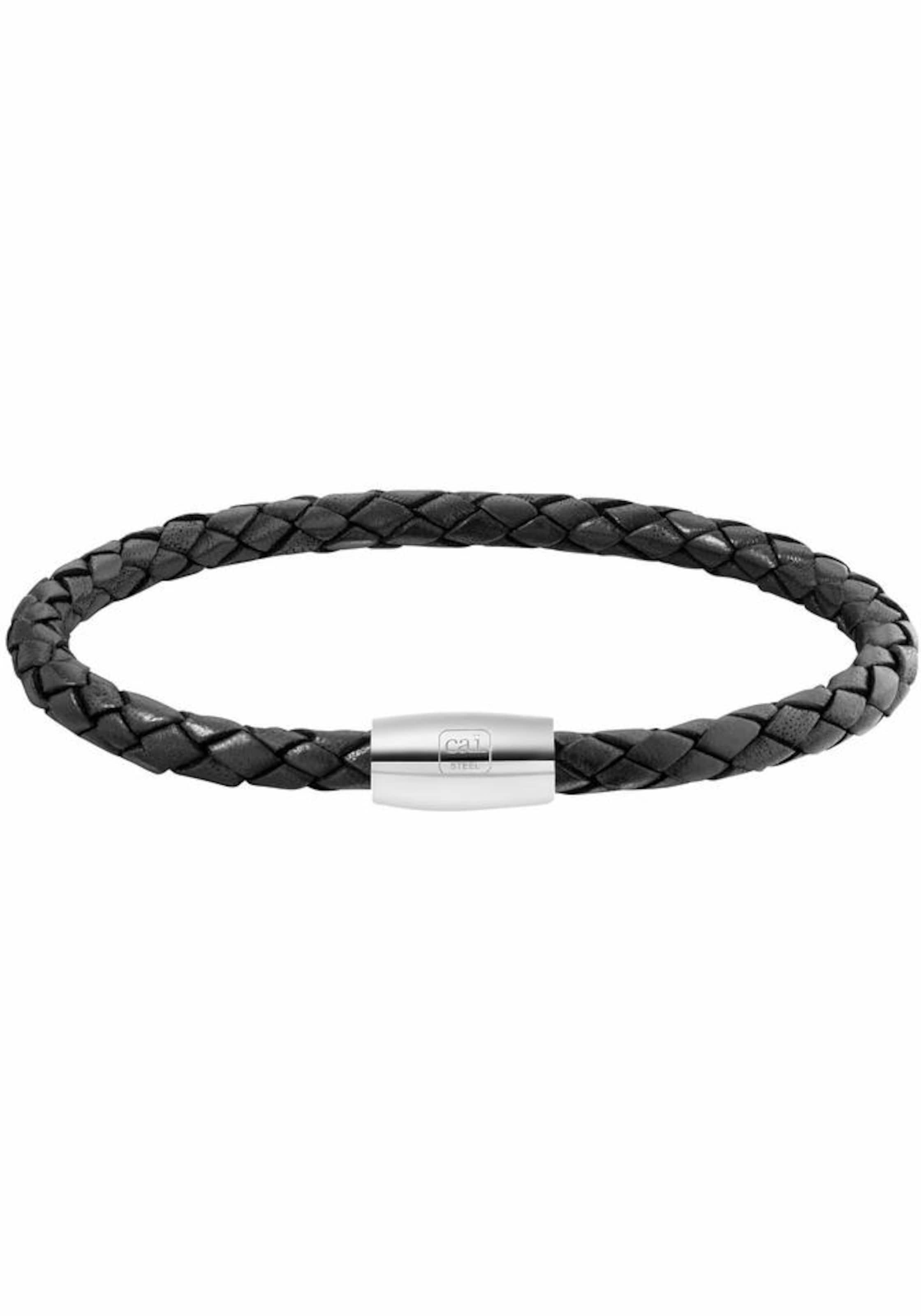 caï Armband in Schwarz: Vorderseite