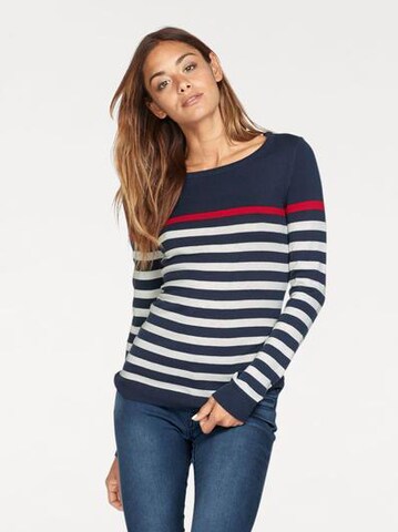 AJC Streifenpullover in Blau: Vorderseite