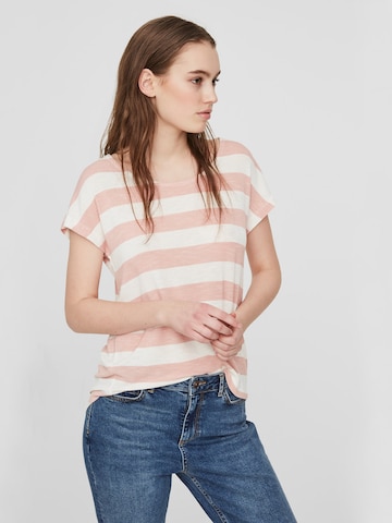 T-shirt 'VMWide' VERO MODA en rose : devant