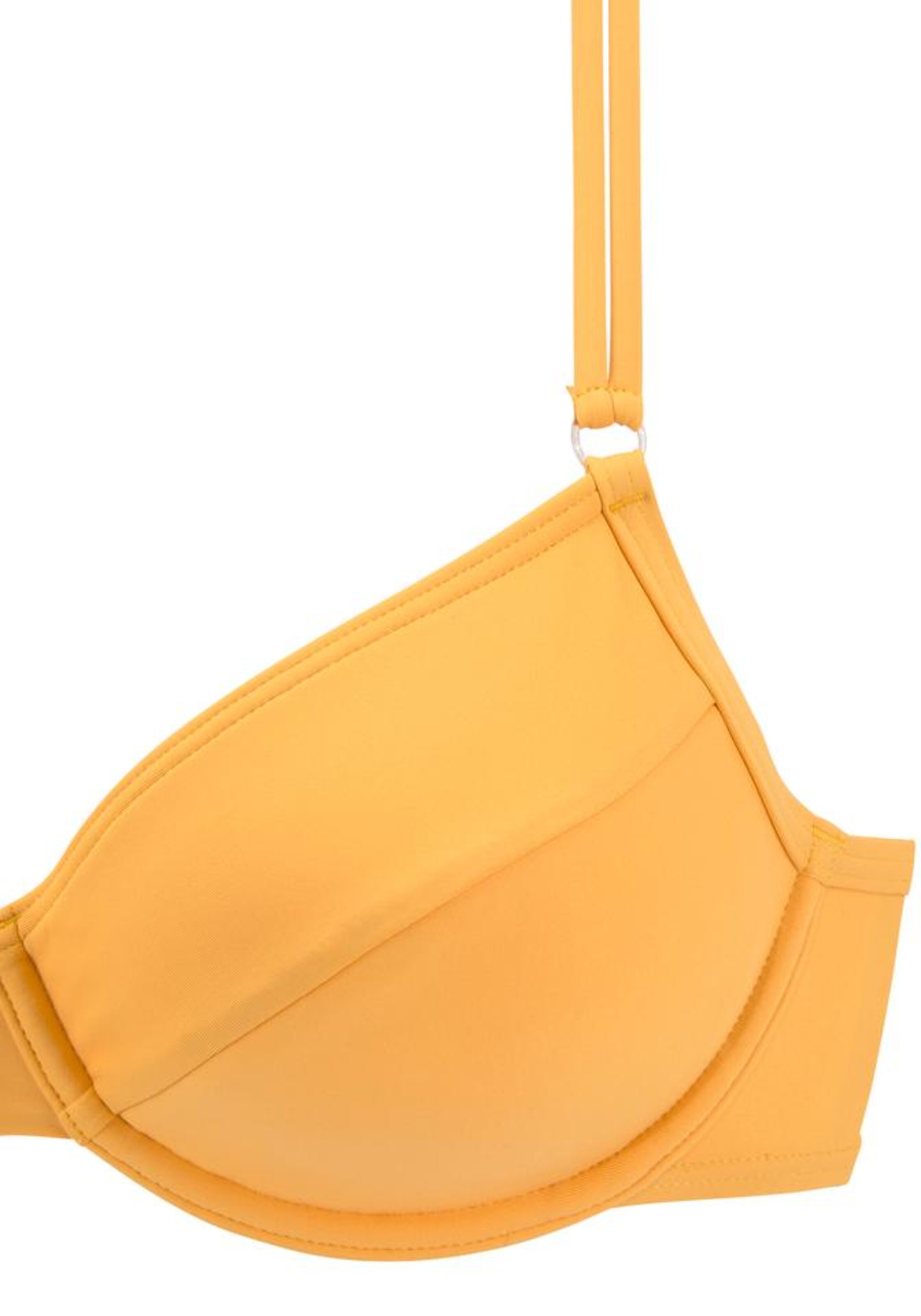 s.Oliver T-shirt Bikini top 'Rome' in Yellow