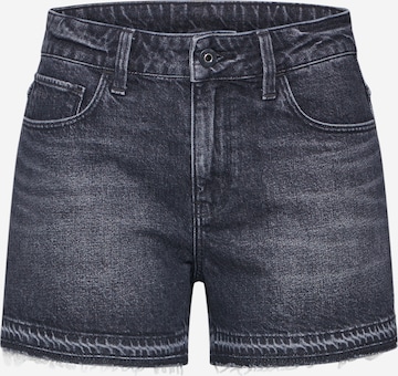 G-Star RAW Shorts '3301 Boyfriend' in Schwarz: predná strana