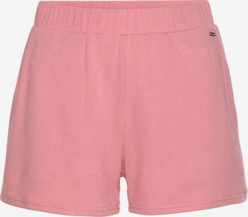 LASCANA Relaxshorts in Pink: front