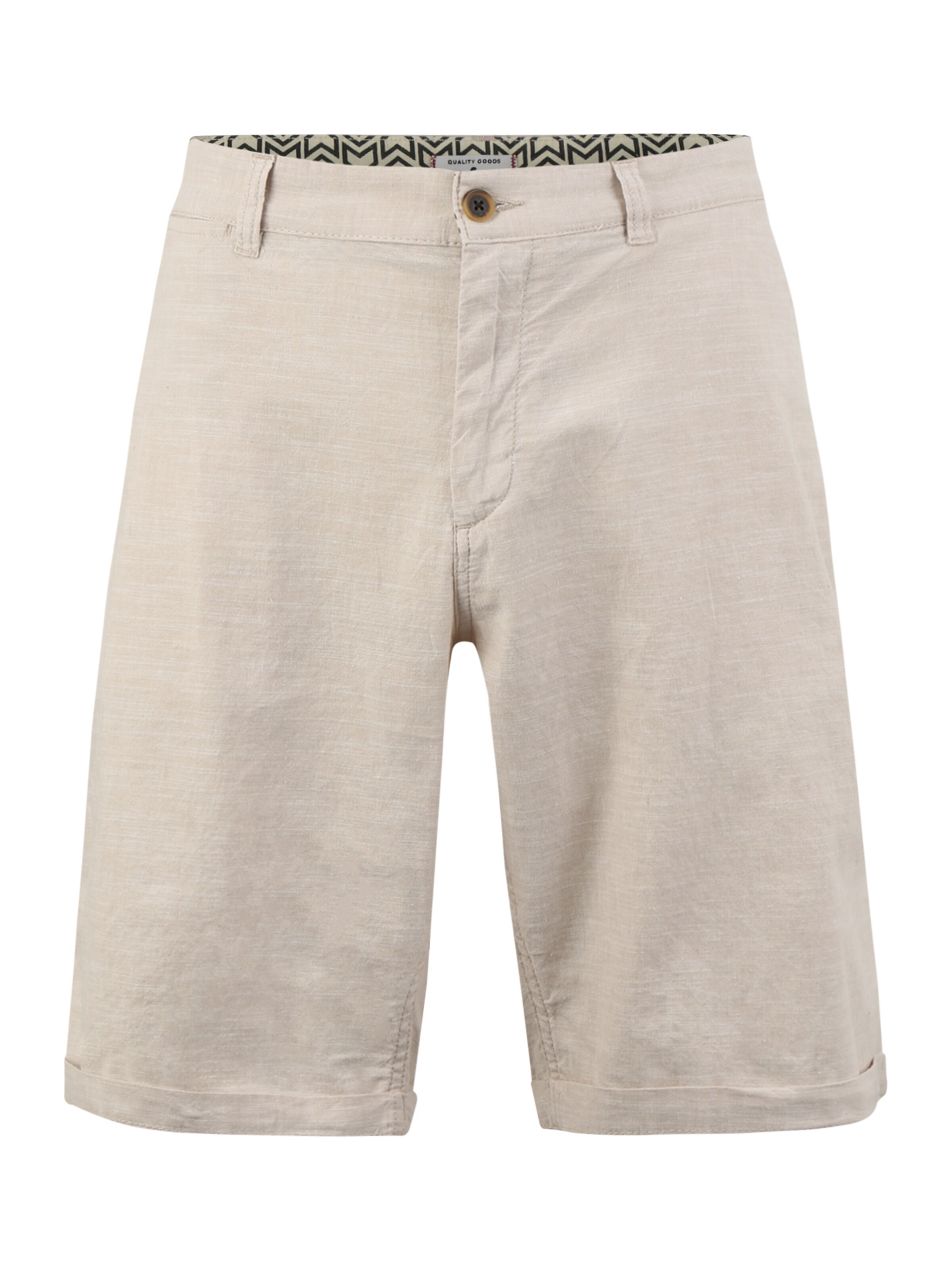Jack & Jones Plus Regular Hose in Beige: Vorderseite
