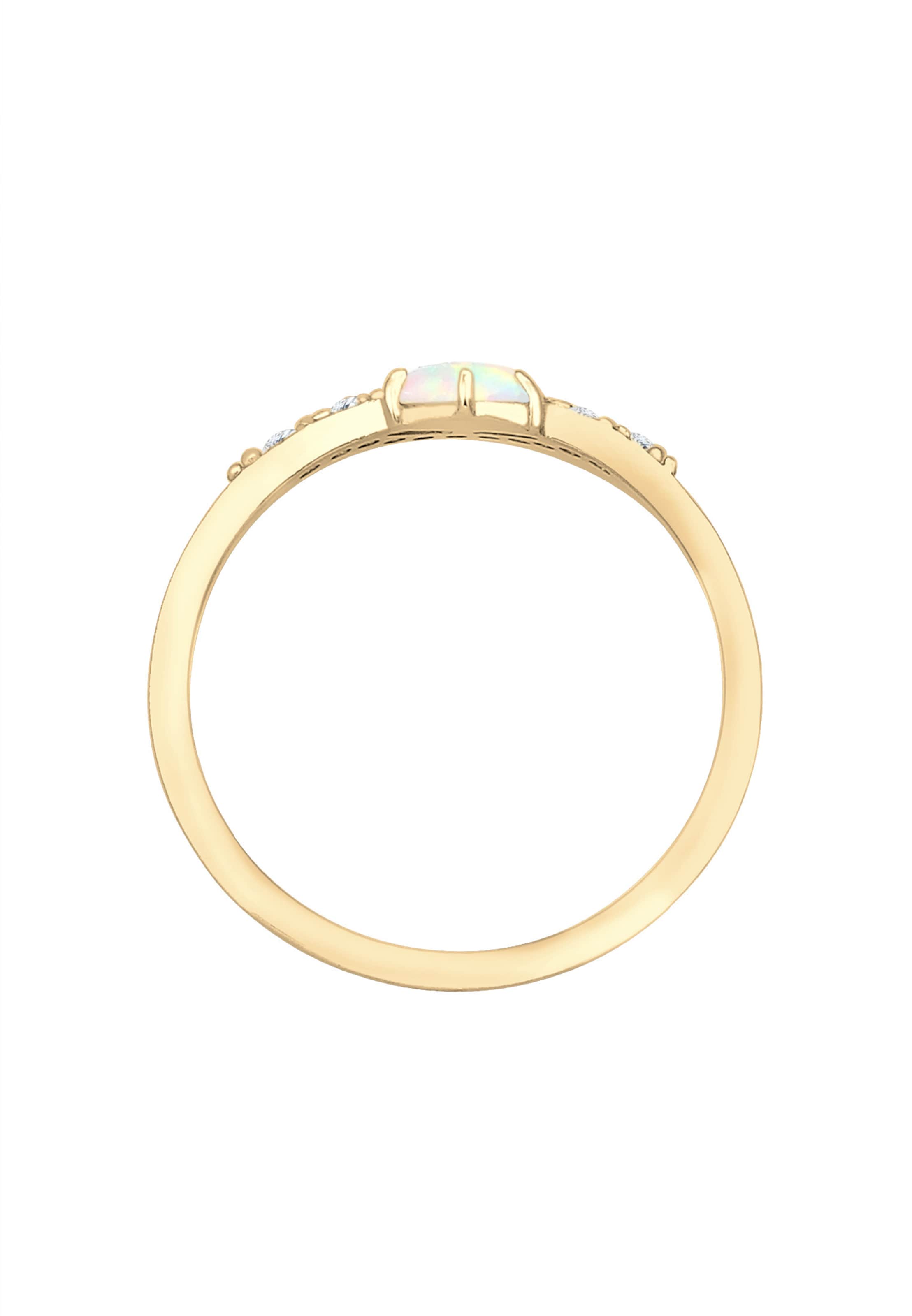 ELLI Ring 'Opal' in Gold